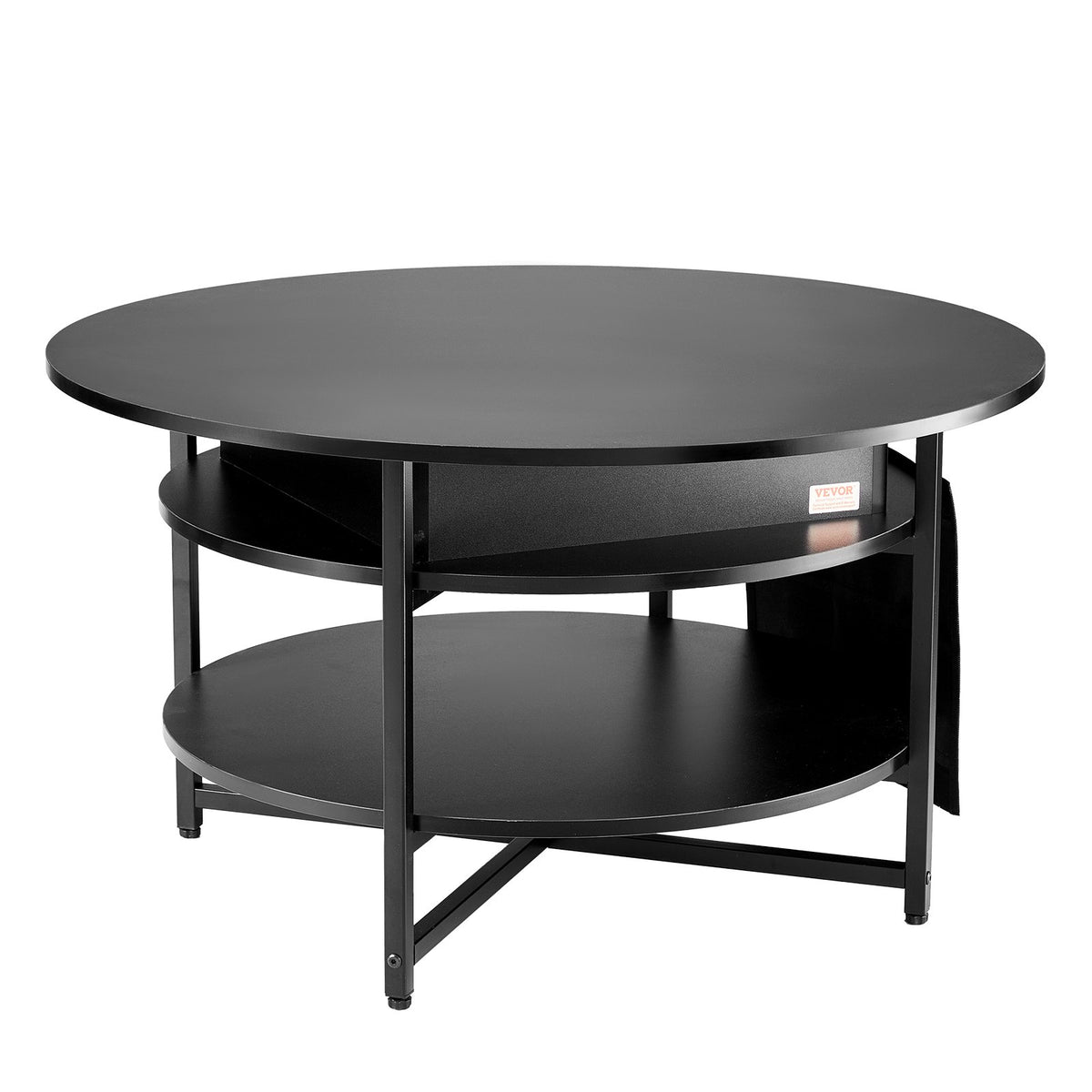 Lift Top Coffee Table 35.3" Round Coffee Table for Living Room Black V952-KFZ35YXWYBKFA7BWYV9