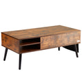 Lift Top Coffee Table 39.4 in Rectangle Coffee Table for Living Room Brown V952-KFZZFX394INCN8GJ4V0