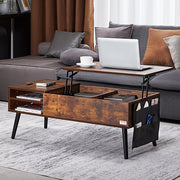 Lift Top Coffee Table 39.4 in Rectangle Coffee Table for Living Room Brown V952-KFZZFX394INCN8GJ4V0