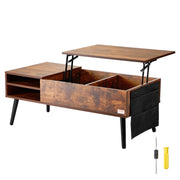 Lift Top Coffee Table 39.4 in Rectangle Coffee Table for Living Room Brown V952-KFZZFX394INCN8GJ4V0