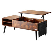 Lift Top Coffee Table 39.4 in Rectangle Coffee Table for Living Room Brown V952-KFZZFX394INCN8GJ4V0