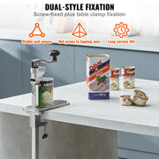 Commercial Can Opener, Heavy-Duty Manual Tabletop Cans Opener for Cans Up to 300 mm Height, Height-Adjustable V952-KGQ30CMBXGZJRXFF5003V0