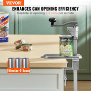 Manual Can Opener, Commercial Table Clamp Opener for Large Cans, Heavy Duty Can Opener with Base, Adjustable V952-KGQ40CMBXGZJMDFV2V0
