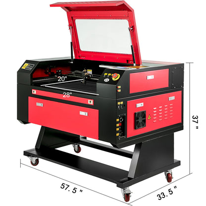 80W CO2 Laser Engraver Engraving Cutting Machine With Color Screen 700*500mm V952-KH7050DKJ80W00001V3