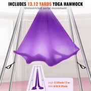 Aerial Yoga Frame & Yoga Hammock, 2950 mm Height Professional Yoga Swing Stand Comes with 12 m Length Aerial V952-KJDC293M12MDB9TTKV0