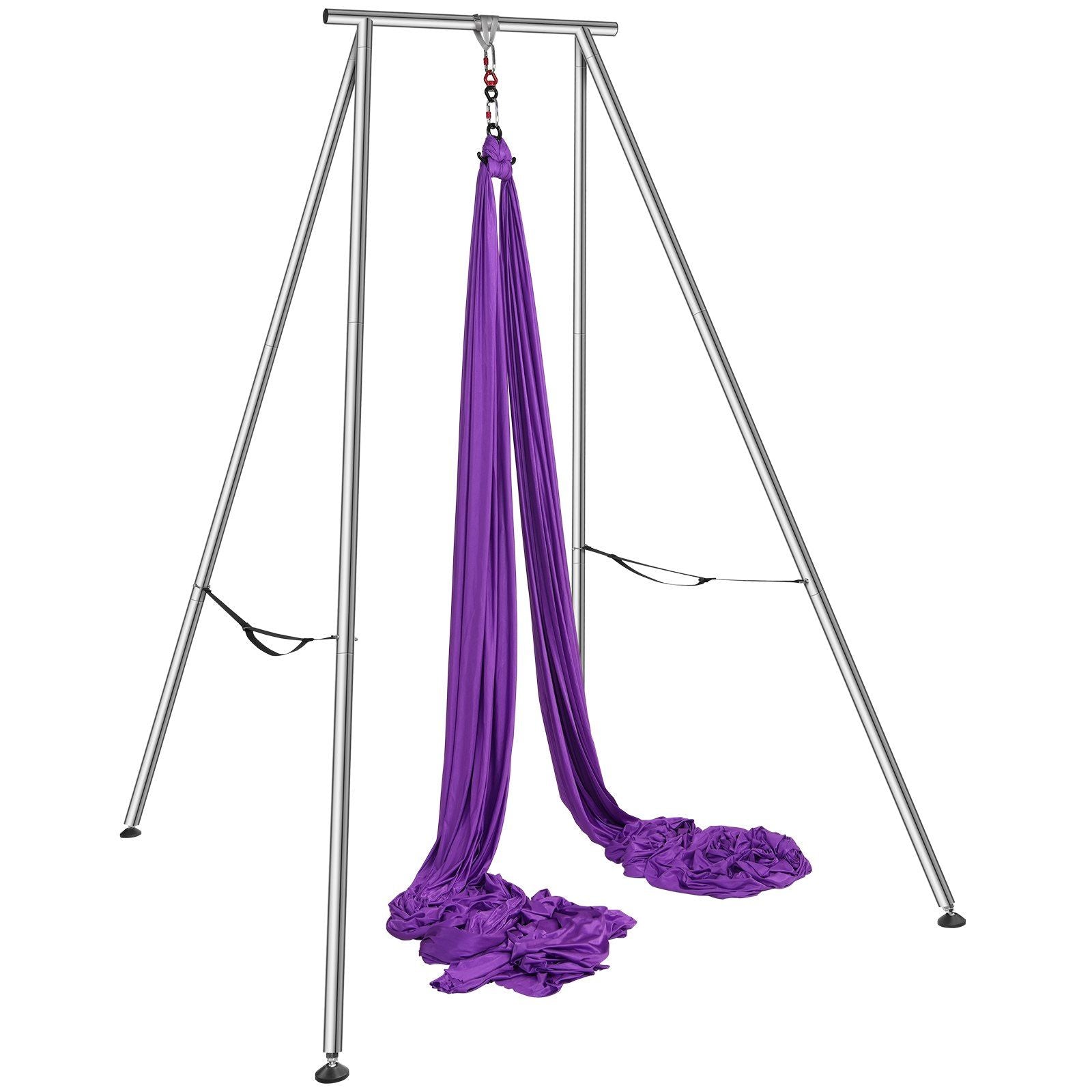 Aerial Yoga Frame & Yoga Hammock, 2950 mm Height Professional Yoga Swing Stand Comes with 12 m Length Aerial V952-KJDC293M12MDB9TTKV0