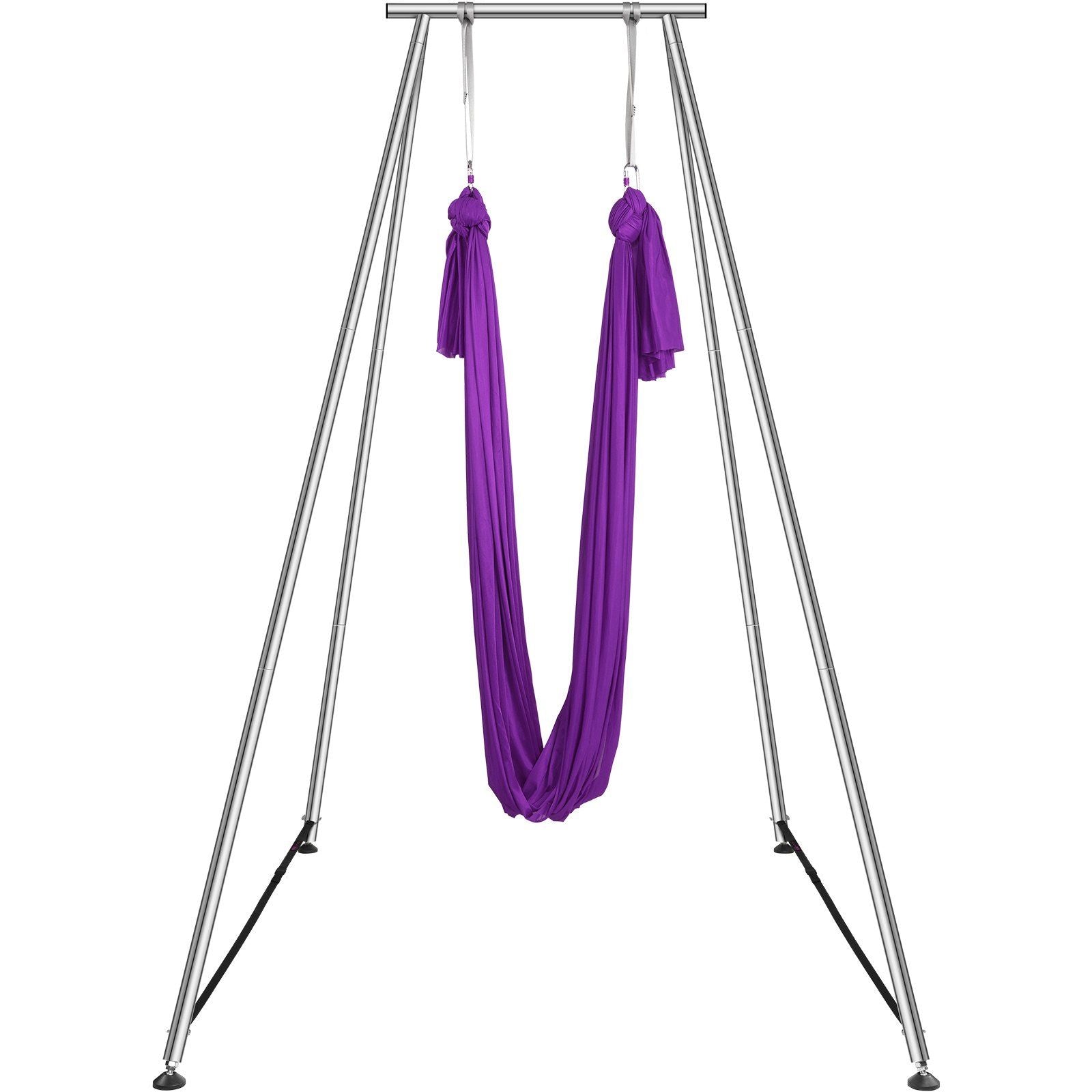 Aerial Yoga Frame & Yoga Hammock, 2950 mm Height Professional Yoga Swing Stand Comes with 12 m Length Aerial V952-KJDC293M12MDB9TTKV0