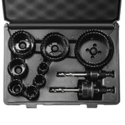 Hole Saw Kit, 11 PCS Saw Blades, 2 Drill Bits, 1 Hex Wrench, Bi Metal M42 Hole Saw Set with Carrying Case, V952-KJTJSJSPF11HOUAIGV0