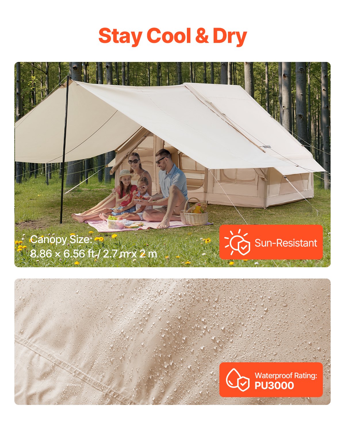 Inflatable Tents for Camping, 3-5 Person Easy Setup Blow up Tent with Hand Pump, 300D Oxford 4 Season V952-KJZP321MCQWZYXYAQV0