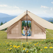 Inflatable Tents for Camping, 3-5 Person Easy Setup Blow up Tent with Hand Pump, 300D Oxford 4 Season V952-KJZP321MCQWZYXYAQV0