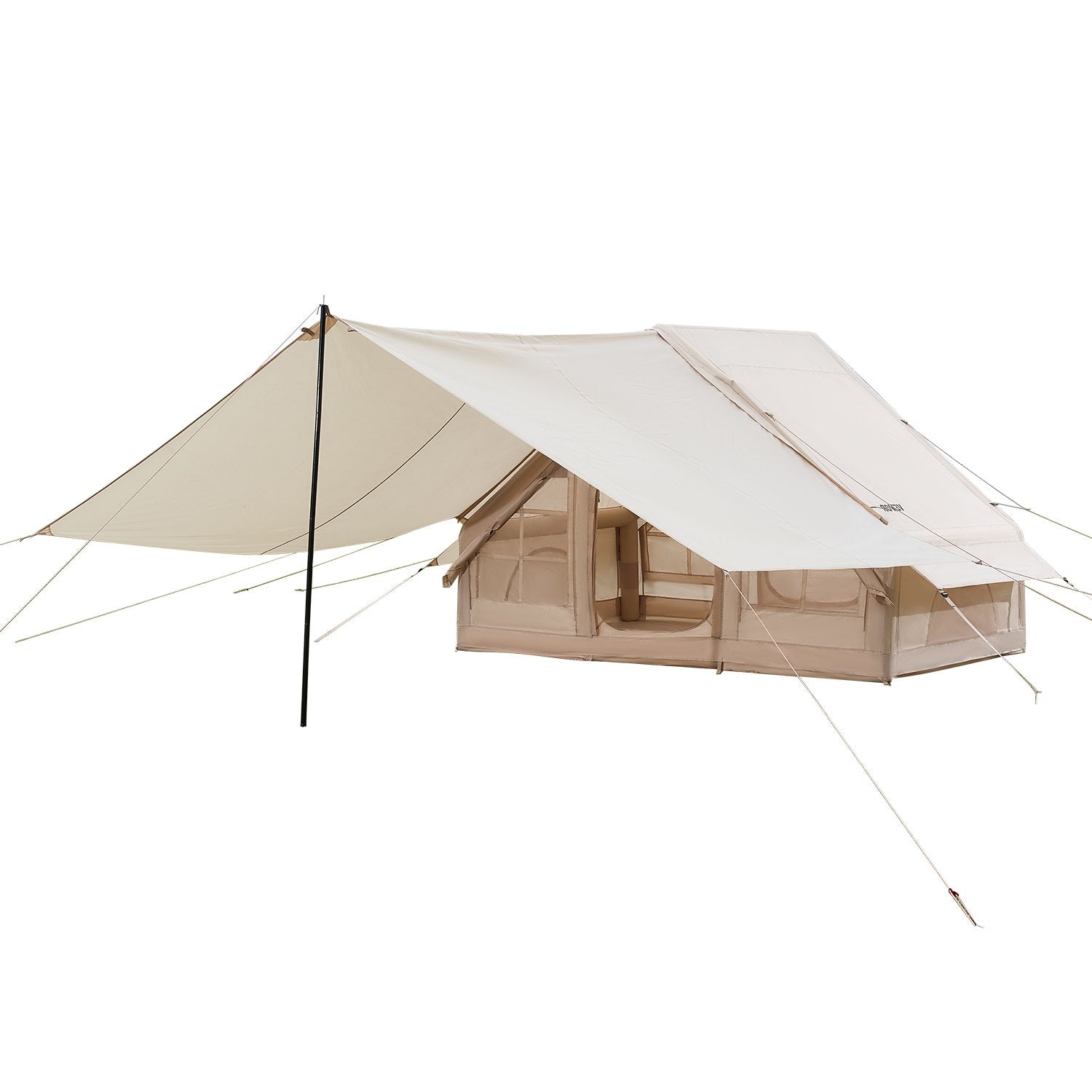 Inflatable Tents for Camping, 3-5 Person Easy Setup Blow up Tent with Hand Pump, 300D Oxford 4 Season V952-KJZP321MCQWZYXYAQV0