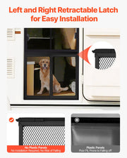 RV Screen Door Protector, 622.3 x 508 mm Door Grille, Easy to Install and Disassemble, Reinforced Breathable V952-KKSFCPMMLCH22B30VV0