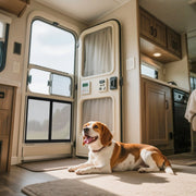 RV Screen Door Protector, 622.3 x 508 mm Door Grille, Easy to Install and Disassemble, Reinforced Breathable V952-KKSFCPMMLCH22B30VV0