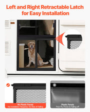RV Screen Door Protector, 571.5 x 508 mm Door Grille, Easy to Install and Disassemble, Reinforced Breathable V952-KKSFCPMMLCH2X8IVGV0