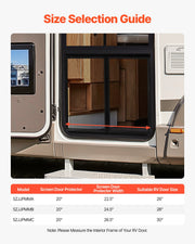 RV Screen Door Protector, 571.5 x 508 mm Door Grille, Easy to Install and Disassemble, Reinforced Breathable V952-KKSFCPMMLCH2X8IVGV0