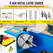 Metal Lathe Chuck 4-Jaw Independent 5 inch Cast Iron Milling Turning CNC V952-KPK72-12500000001V0