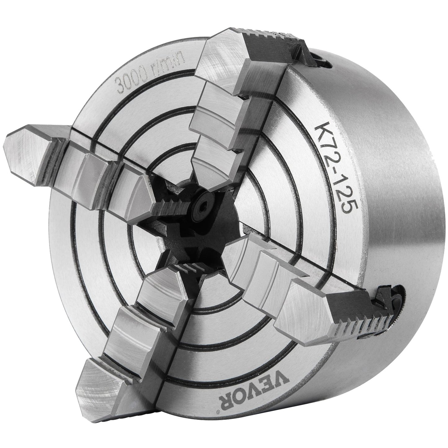Metal Lathe Chuck 4-Jaw Independent 5 inch Cast Iron Milling Turning CNC V952-KPK72-12500000001V0