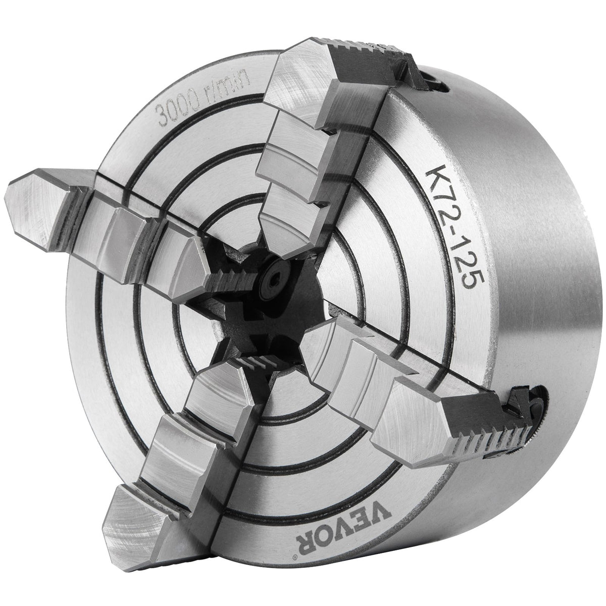 Metal Lathe Chuck 4-Jaw Independent 5 inch Cast Iron Milling Turning CNC V952-KPK72-12500000001V0
