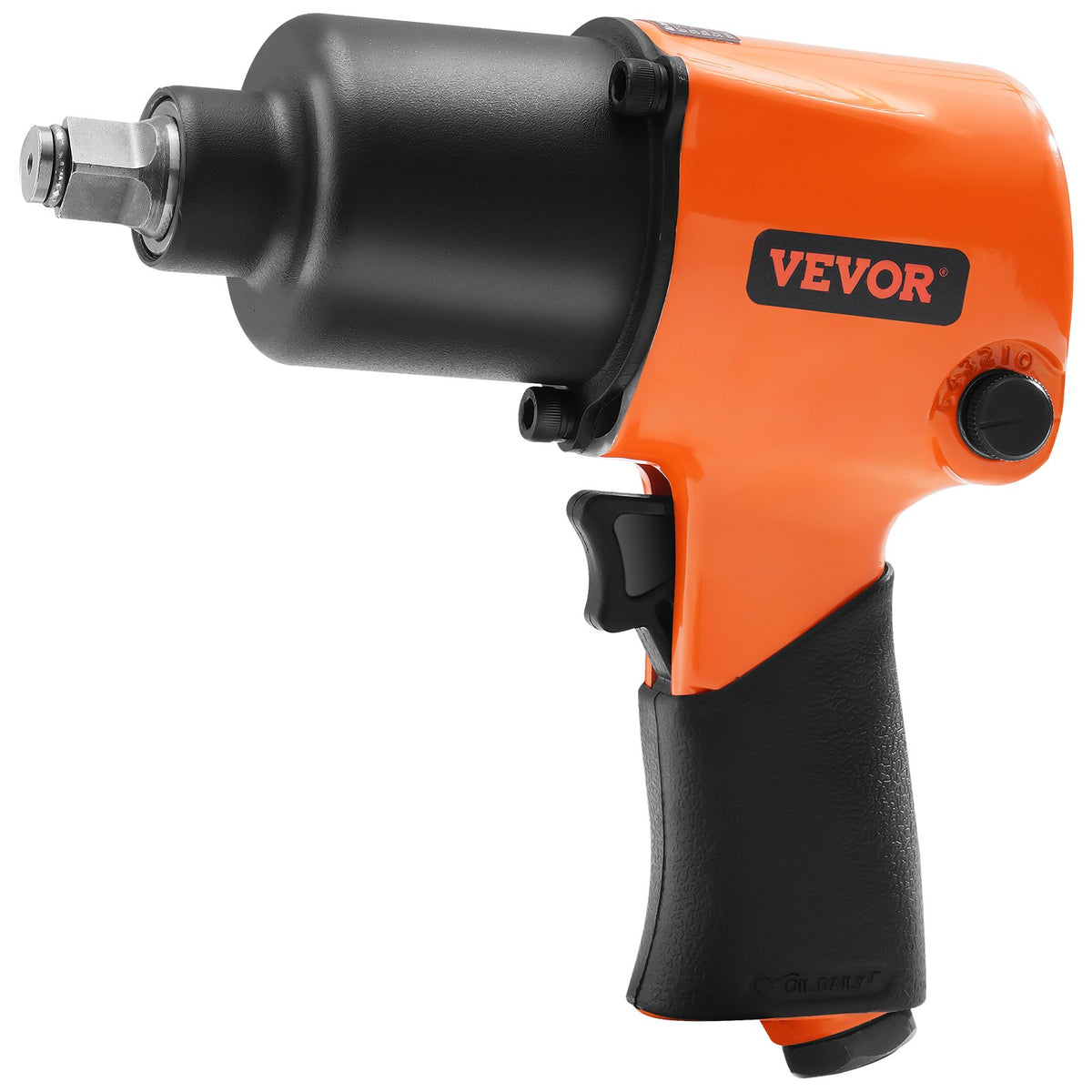 Air Impact Wrench, 1/2" Drive Air Impact Gun Up to 880ft-lbs Nut-busting Torque, 7500RPM Lightweight V952-KQ660N121000NH9DPV0