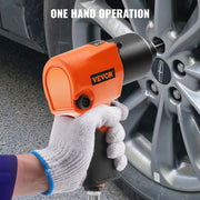 Air Impact Wrench 1/2" Square Drive 880ft-lbs Nut-busting Torque 90-120PSI V952-KQ660N121000NS328V0