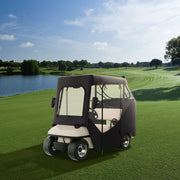 Golf Cart Enclosure, Polyester Driving Enclosure, Club Car Covers Suitable for 2-Seater Golf Carts, Sunproof V952-KSHGEFCZGMDJ7155KV0
