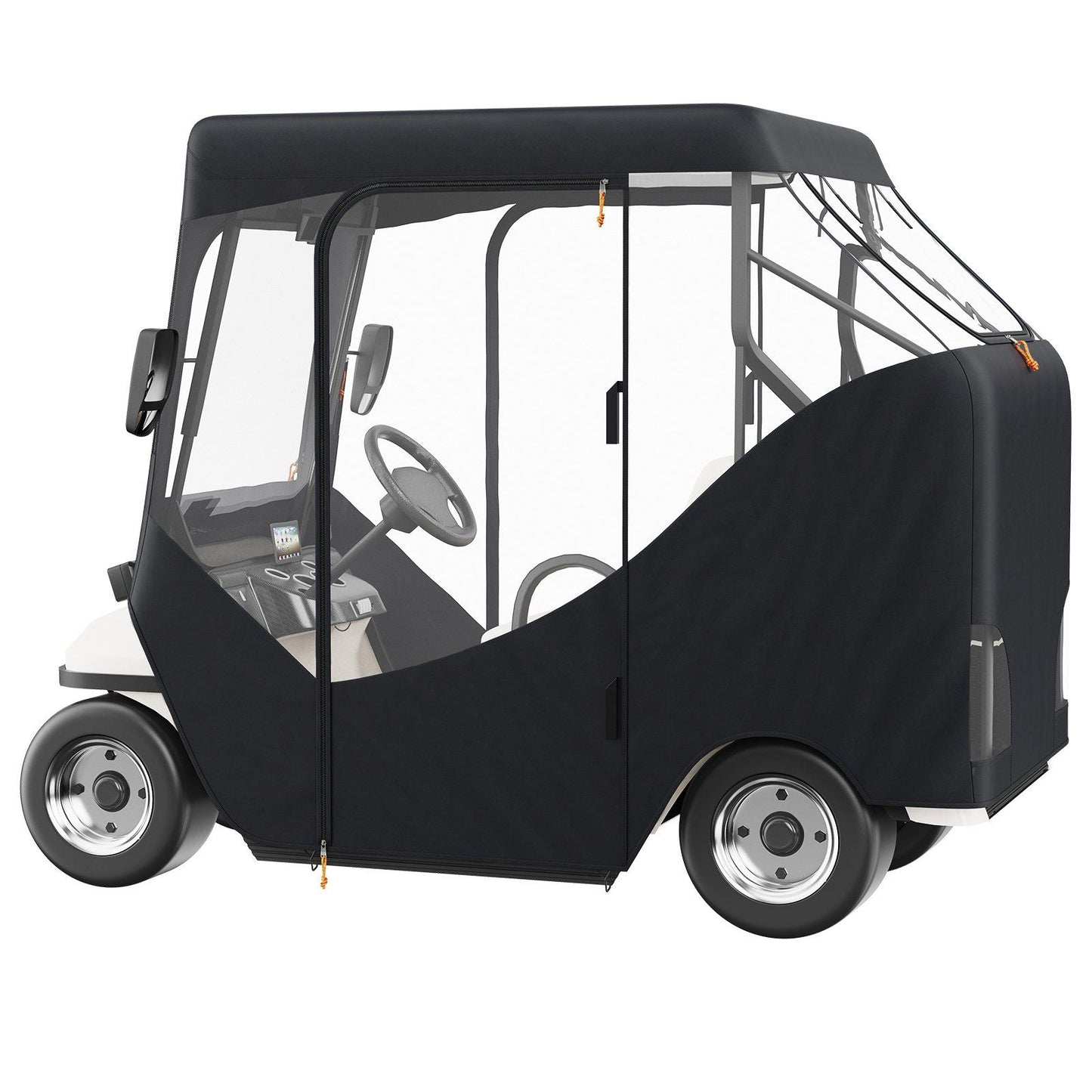 Golf Cart Enclosure, Polyester Driving Enclosure, Club Car Covers Suitable for 2-Seater Golf Carts, Sunproof V952-KSHGEFCZGMDJ7155KV0
