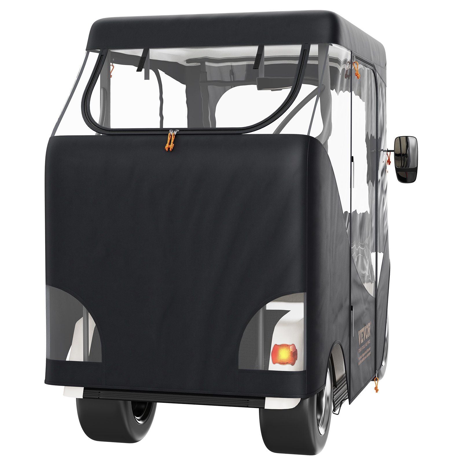 Golf Cart Enclosure, Polyester Driving Enclosure, Club Car Covers Suitable for 2-Seater Golf Carts, Sunproof V952-KSHGEFCZGMDJ7155KV0