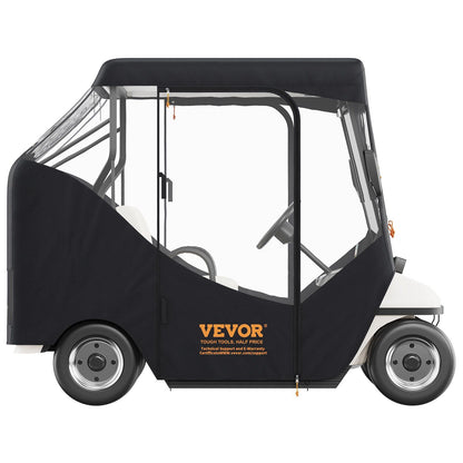 Golf Cart Enclosure, Polyester Driving Enclosure, Club Car Covers Suitable for 2-Seater Golf Carts, Sunproof V952-KSHGEFCZGMDJ7155KV0