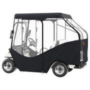 Golf Cart Enclosure, 420D Polyester Driving Enclosure with 4-Sided Transparent Windows, 4 Passenger Club Car V952-KSHGEFCZGMDJB8OZ9V0