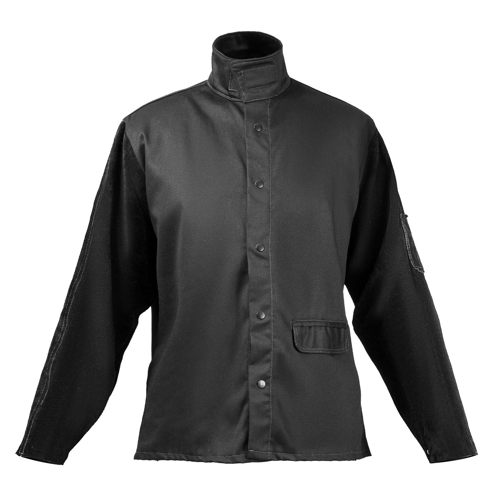 FR Welding Jacket XXL Size Heavy Duty Cowhide Leather & 9oz FR Cotton