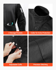 FR Welding Jacket XXL Size Heavy Duty Cowhide Leather & 9oz FR Cotton