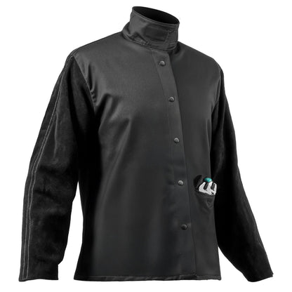 FR Welding Jacket L Size Heavy Duty Cowhide Leather & 9oz FR Cotton V952-KSNPKKSKNPCMANONPV0