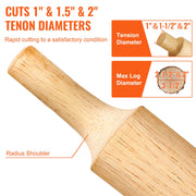 Tenon Cutter Log Furniture Kit 1" & 1.5"& 2" w/ Curved Blade for Home DIY V952-KSZYCHYCY11526C91V0