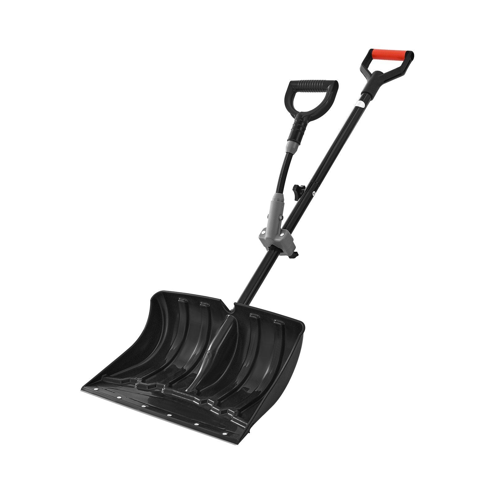 Snow Shovel for Driveway, 45.5cm Wide Snow Shovel with Assist D-shaped Handles, Non Slip Grip, Large Capacity V952-KXCSL18INCH02TFW3001V0