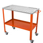 36" x 18" Welding Table, 1200lbs Load Capacity Steel Welding Workbench Table on Wheels, Portable Work Bench V952-KYDHZW1200LB3M6A7V0