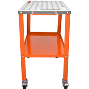 36" x 18" Welding Table, 1200lbs Load Capacity Steel Welding Workbench Table on Wheels, Portable Work Bench V952-KYDHZW1200LB3M6A7V0