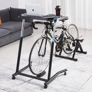 Mobile Cycling Desk Foldable Bike Trainer Fitness Desk with Lockable Wheel V952-KYDZXCFWTDGLSFAACV0