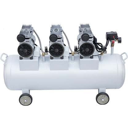 Oil Free Air Compressor Air Compressor Tank 100L 3HP Ultra Silent Inflator V952-KYJ750-3-100LLDW1V3