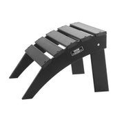 Adirondack Ottoman, 47.5L x 50W x 33H cm HDPE Plastic Folding Adirondack Ottoman, Weather-Resistant Foot Rest V952-KZDADLDKTTBPJARZTV0