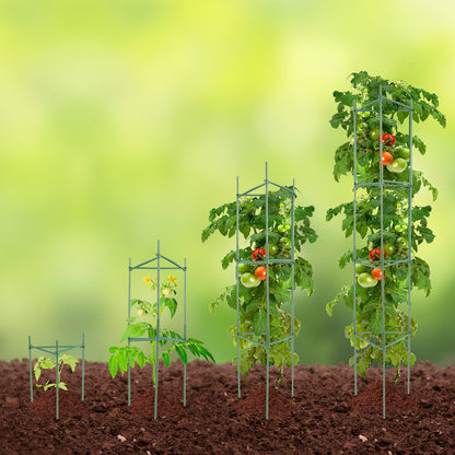 6 Packs Tomato Cages for Garden, 1230 mm Tomato Trellis Plant Stakes Support, Stackable Tall Plant Support V952-KZDFQZZZCJ480IG42V0