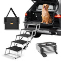 Dog Stair for Cars, Wide 5-step Dog Car Steps, Folding Dog Car Ramp with Nonslip Surface, Portable Pet Steps V952-KZDGLT5STEP1DLM2TV0