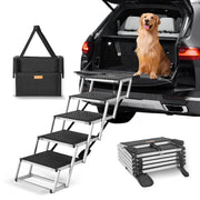 Dog Stair for Cars, Wide 5-step Dog Car Steps, Folding Dog Car Ramp with Nonslip Surface, Portable Pet Steps V952-KZDGLT5STEP1DLM2TV0