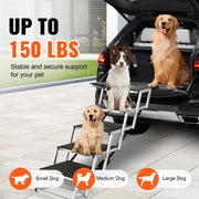 Dog Stair for Cars, Wide 5-step Dog Car Steps, Folding Dog Car Ramp with Nonslip Surface, Portable Pet Steps V952-KZDGLT5STEP1DLM2TV0
