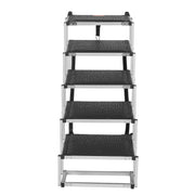 Dog Stair for Cars, Wide 5-step Dog Car Steps, Folding Dog Car Ramp with Nonslip Surface, Portable Pet Steps V952-KZDGLT5STEP1DLM2TV0
