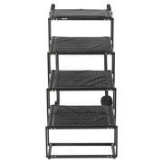 Dog Stairs for Car, 4 Steps Extra Wide Foldable Dog Ramp for Large Dogs with Non-Slip Surface, Portable V952-KZDGLTEKJCDJEVRSN001V0