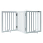 Free Standing Dog Gate, 24" H x 60" W Freestanding Pet Gate, 3 Panels Foldable Dog Gate for Wide and Narrow V952-KZDMZCWMBSMZ75YGXV0