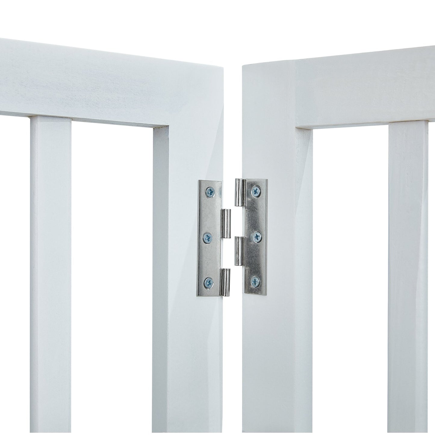 Free Standing Dog Gate, 24" H x 60" W Freestanding Pet Gate, 3 Panels Foldable Dog Gate for Wide and Narrow V952-KZDMZCWMBSMZ75YGXV0