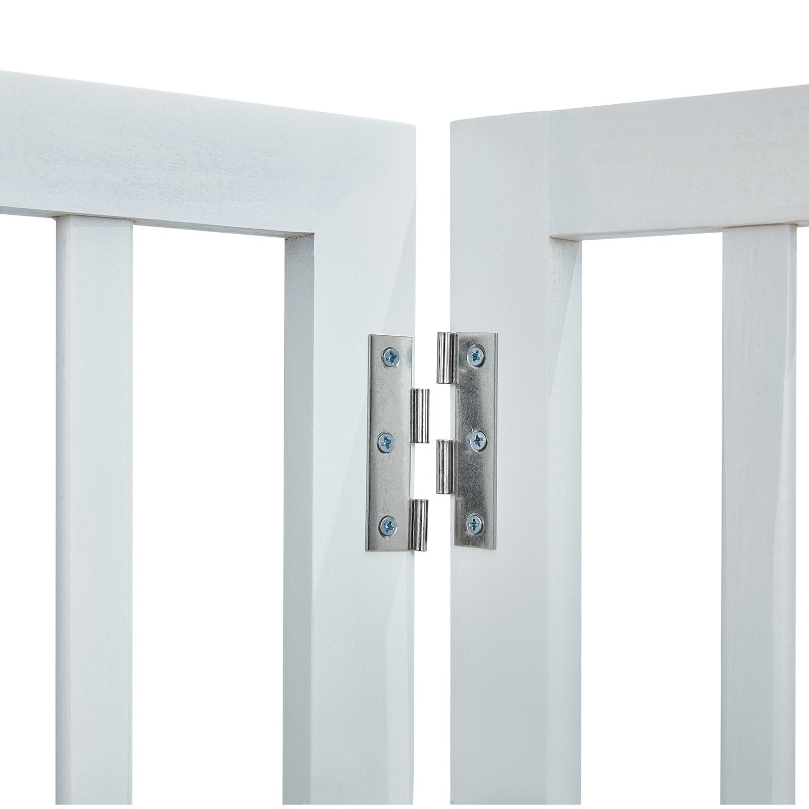 Free Standing Dog Gate, 24" H x 60" W Freestanding Pet Gate, 3 Panels Foldable Dog Gate for Wide and Narrow V952-KZDMZCWMBSMZ75YGXV0