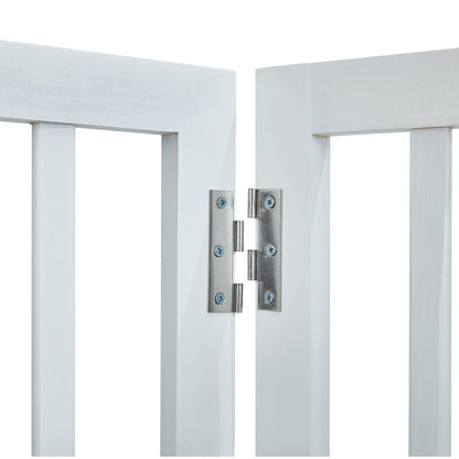 Free Standing Dog Gate, 24" H x 60" W Freestanding Pet Gate, 3 Panels Foldable Dog Gate for Wide and Narrow V952-KZDMZCWMBSMZ75YGXV0
