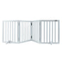 Free Standing Dog Gate, 24" H x 80.3" W Freestanding Pet Gate, 4 Panels Foldable Dog Gate for Wide and Narrow V952-KZDMZCWMBSMZLUM3SV0
